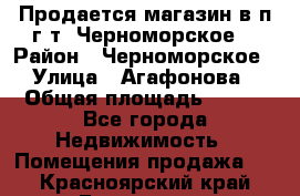 Продается магазин в п.г.т. Черноморское  › Район ­ Черноморское › Улица ­ Агафонова › Общая площадь ­ 100 - Все города Недвижимость » Помещения продажа   . Красноярский край,Бородино г.